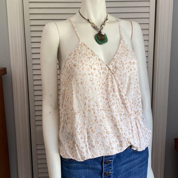 Hippie Rose~Wrap Style Sleeveless V-Neck~ Tank~Jr.~ Size L~NWT - Picture 1 of 12